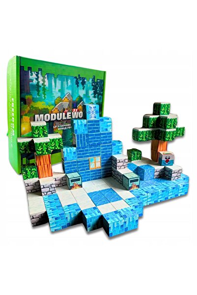 Other Set de blocuri magnetice educaționale 144 buc + persoane