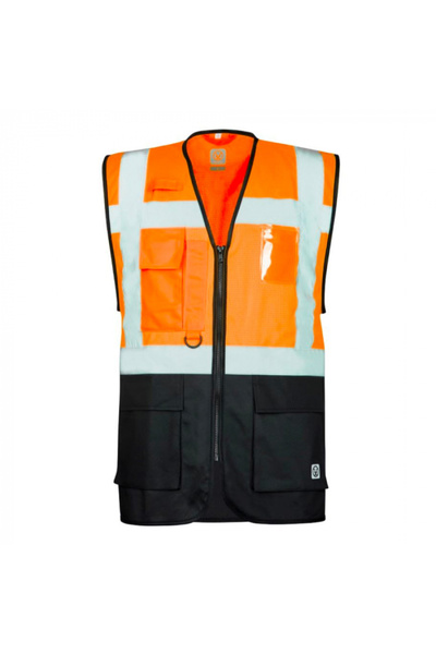 ardon Orange reflective vest for managers, orange color, Signal