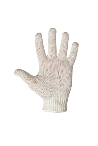 ardon Manusi de protectie textile ABE, culoarea alb, tricot mediu