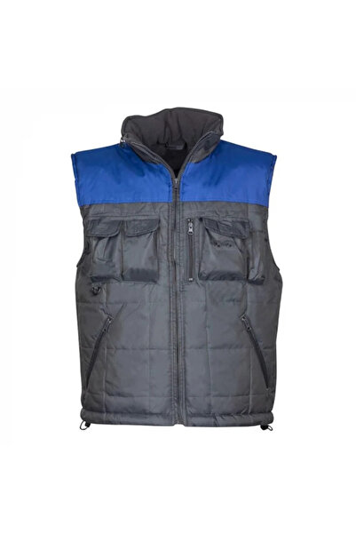 ardon Vestă de lucru gri-albastră de iarnă, culoarea roșu, MAX