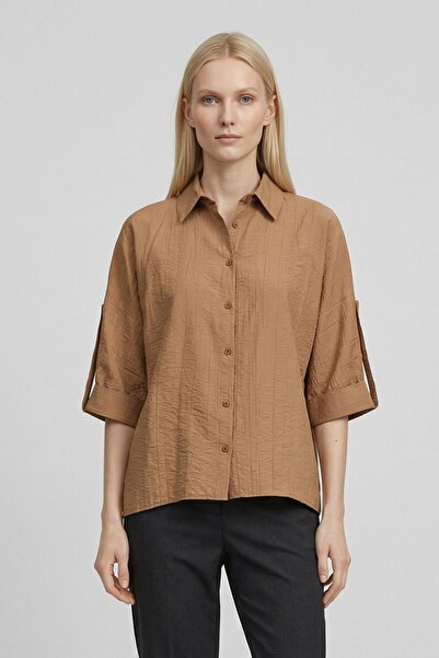 Rays Sleeve Folded Shirt Biscuit 4157A