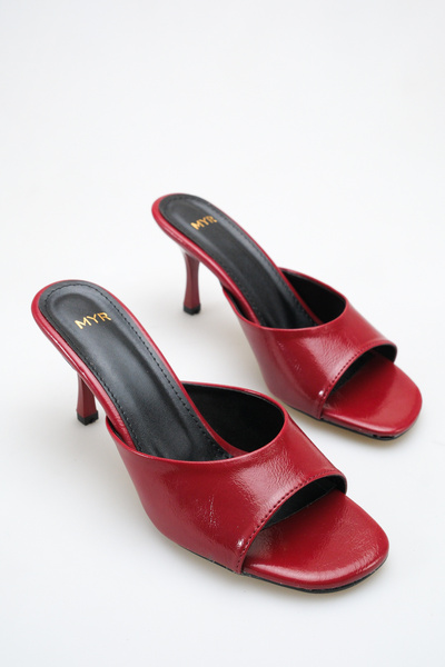 meyra'nın ayakkabıları Women's Heeled Sandals Burgundy Yanki