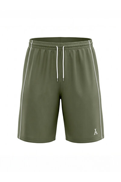 ORENDAHILL Men's Sports Shorts Quick Dry Stretchy Regular Fit Trim Piping Act...