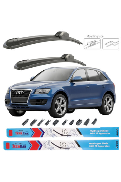 TEAMCAR Wipers Audi Q5 (I, 8R) 2008-2012 – Front set