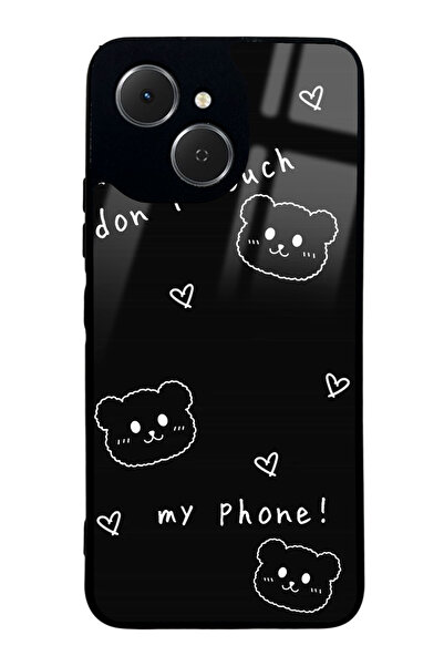 Spoyi Tecno Spark 40C Don't Touch Tasarımlı Glossy Telefon Kılıfı