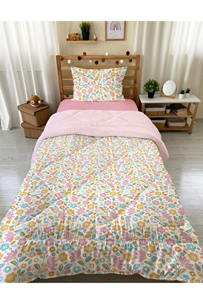 Evmila Πολύχρωμα ανοιξιάτικα λουλούδια Σετ ύπνου για ένα παιδί