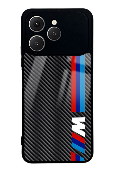 Spoyi غطاء هاتف تكنو سبارك 40 بتصميم كاربون إم لامع