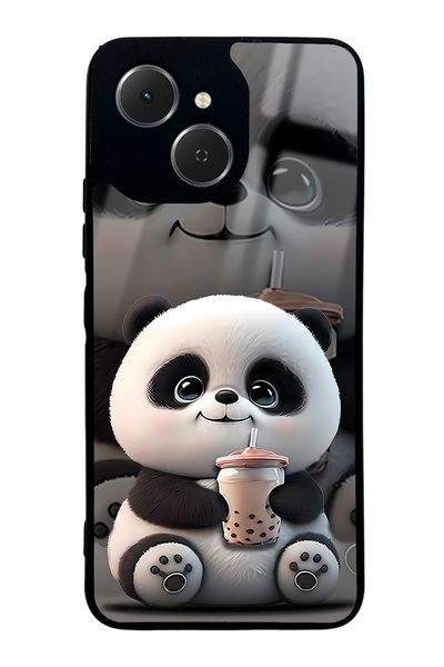 Spoyi Tecno Spark 40C Baby Panda Tasarımlı Glossy Telefon Kılıfı