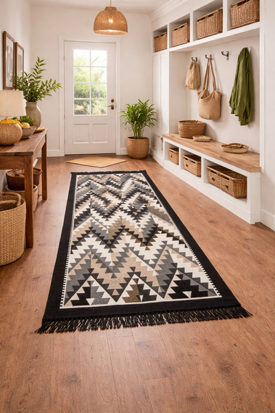 OEMN Rustic style rug, reversible, size 120x180 cm, multicolor, BN180