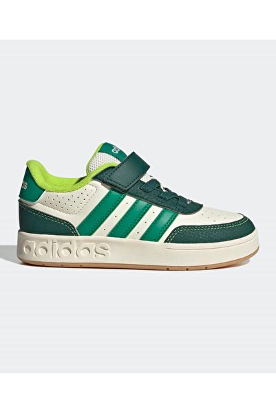 adidas أحذية بإغلاق فيلكرو قابلة للفك - أبيض/أخضر