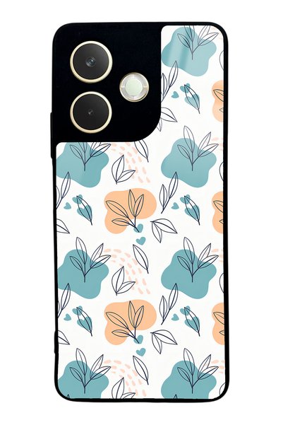Spoyi Oppo A5 Pro Glossy Phone Case with Tiny Leaves Design