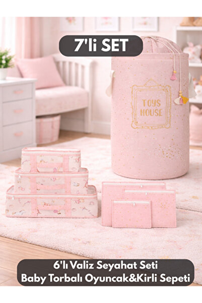 PONÇİK BEBEK Βαλίτσα ταξιδιού 6 τεμαχίων, Βαλίτσα νοσοκομειακού δωματίου για ...