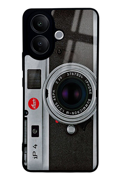 Spoyi Vivo V60 Lite Lens Tasarımlı Glossy Telefon Kılıfı