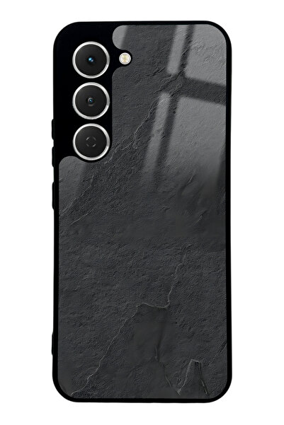 Spoyi Tecno Spark 40 Pro Siyah Mermer Tasarımlı Glossy Telefon Kılıfı