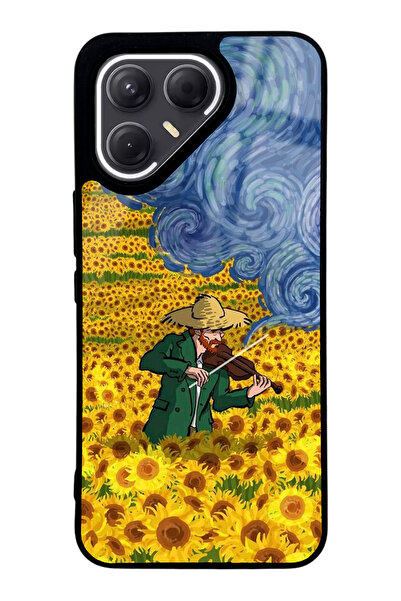 Spoyi حافظة هاتف تكنو بوفا 7 برو بتصميم عازف الكمان اللامع