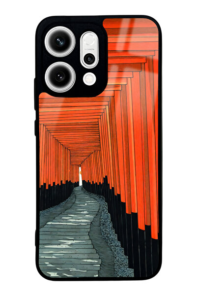 Spoyi غطاء هاتف أوبو رينو 14 لامع بتصميم نوافذ باستيل