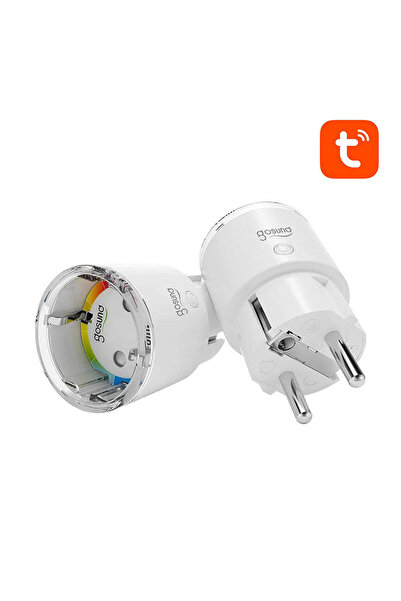 Gosund Set priză inteligentă Wi-Fi EP2 (pachet de 2) - Control vocal, monitor...