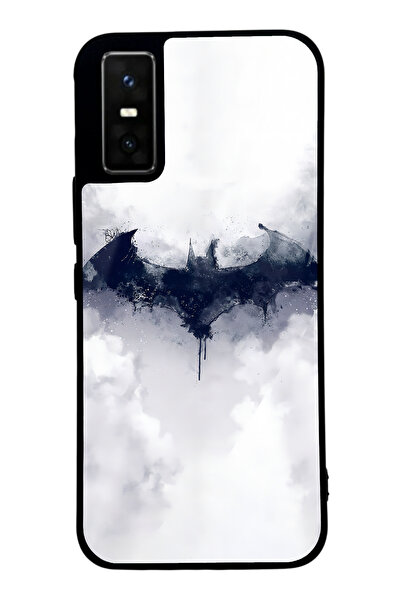 Spoyi İnfinix GT 30 Pro Beyaz Batman Tasarımlı Glossy Telefon Kılıfı