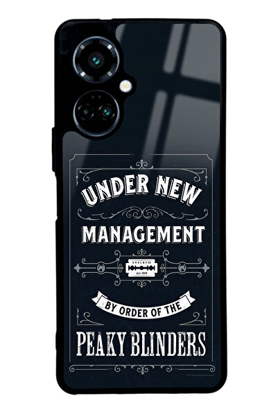 Spoyi حافظة هاتف تكنو كامون 19 بيكى بلايندرز لامعة بتصميم إدارةي