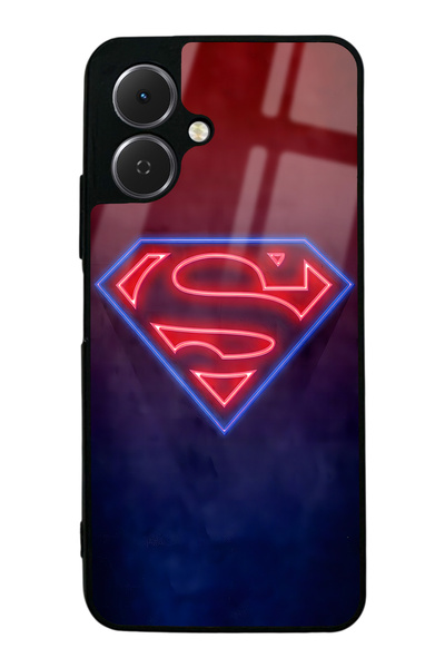 Spoyi Tecno Spark Go 2 Neon Superman Design Glossy Phone Case