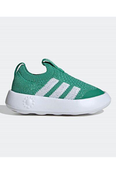 adidas Bubblecomfy Shoes - Semi Court Green/Cloud White/Core Black