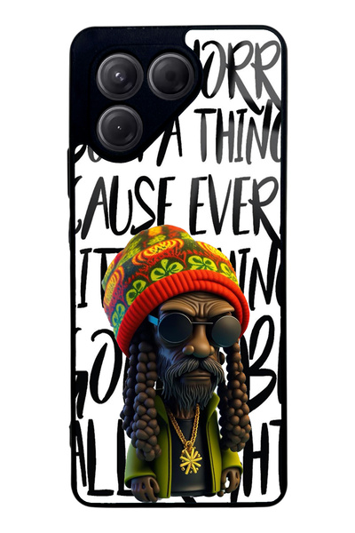 Spoyi حافظة هاتف تكنو بوفا 7 بتصميم بوب مارلي لامعة