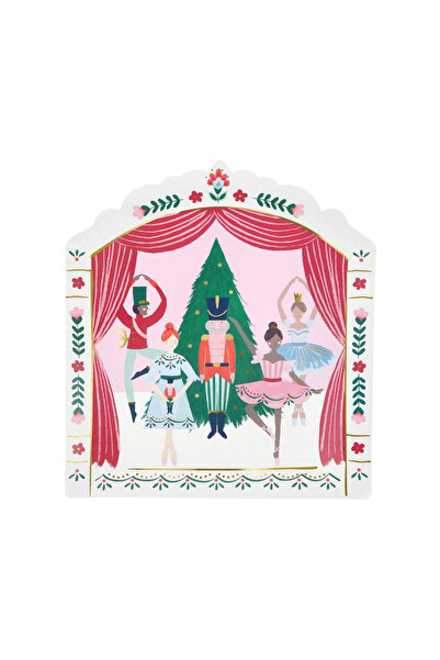 Meri Meri - Nutcracker Tabaklar - 8 Adet
