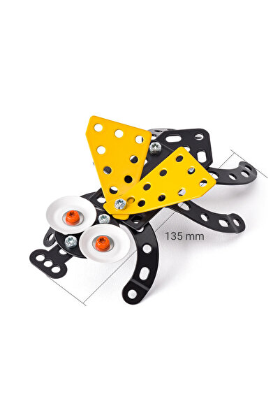 Woodyland Construction set with metal nuts and bolts - Fly