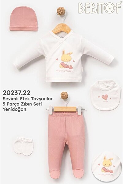 ByBest Beauty Bebi̇tof Cute Skirt with Rabbits 5-Piece Hospital Release Set