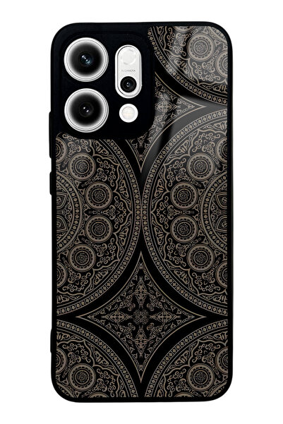 Spoyi Oppo Reno 14 Osmanlı Motif Tasarımlı Glossy Telefon Kılıfı