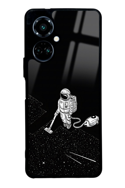 Spoyi حافظة هاتف لامعة بتصميم تاتيانا للفضاء من تكنو كامون 19