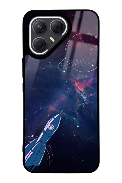 Spoyi حافظة هاتف تكنو بوفا 7 برو بتصميم صاروخي لامع