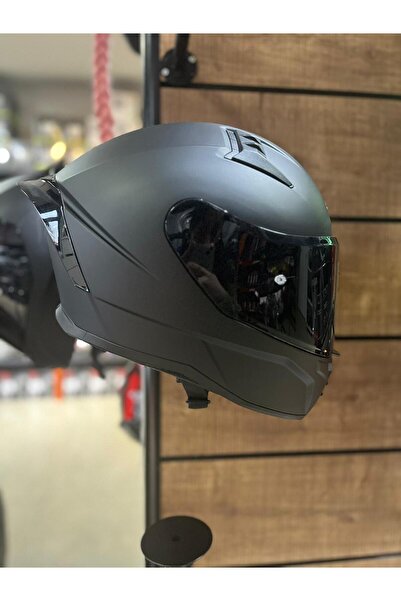 Sway KASK SW 869 MATT BLACK (siyah camlı)