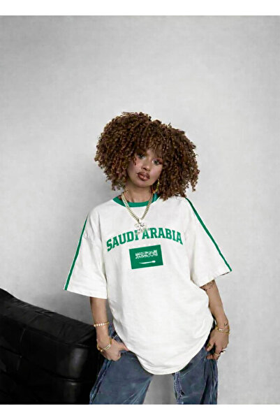 Machetta Vintage Saudi Arabia Printed Unisex Oversized T-Shirt