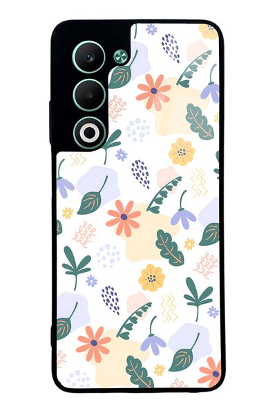 Spoyi Oppo A5 5g Glossy Phone Case with Tiny Flowers Design