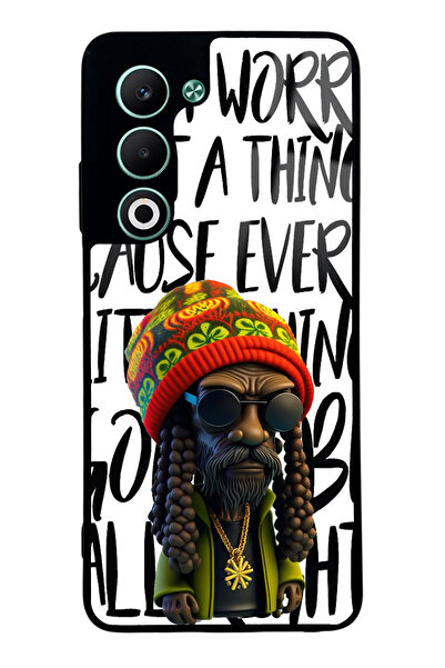 Spoyi حافظة هاتف أوبو A5 5G بتصميم بوب مارلي لامعة