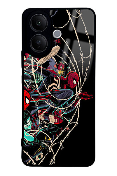Spoyi Vivo V60 Lite Spider Earth Tasarımlı Glossy Telefon Kılıfı