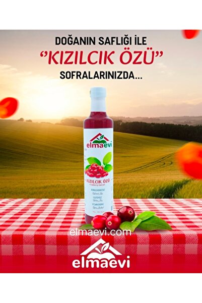 ELMA EVİ DOĞAL KIZILCIK ÖZÜ 700GR
