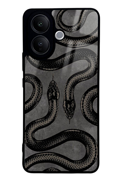 Spoyi Vivo V60 Lite Snake Tasarımlı Glossy Telefon Kılıfı