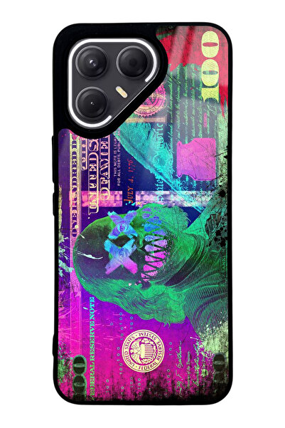 Spoyi Tecno Pova 7 Pro Joker Dolars Tasarımlı Glossy Telefon Kılıfı