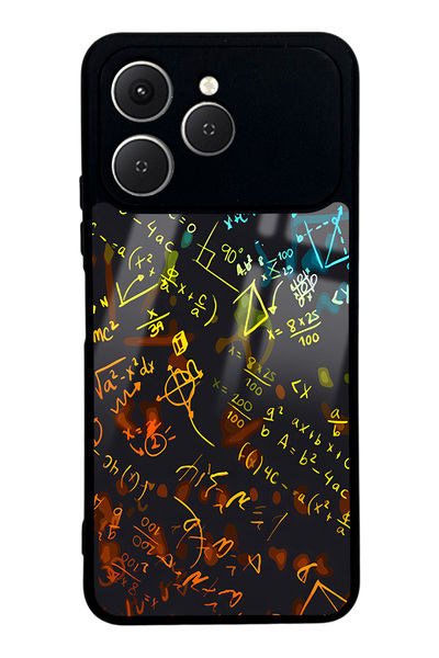 Spoyi Tecno Spark 40 Mathematically Designed Glossy Phone Case