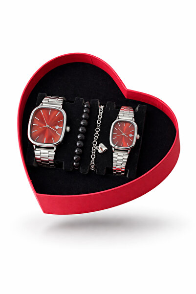 Tisaati Premium Serisi Kalpli Kutulu Özel Tasarım Lüks Erkek ve Kadın Çift Ko...