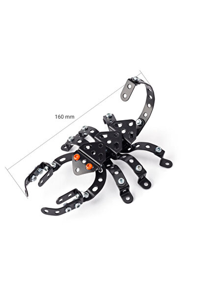 Woodyland Construction set with metal nuts and bolts - Scorpion