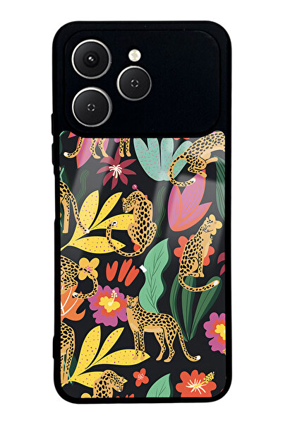 Spoyi حافظة هاتف لامعة بتصميم تكنو سبارك 40 فلورال كاتس