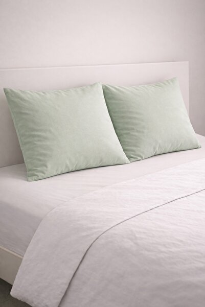 LADYNİL طقم غطاء وسادة ناعم مكون من قطعتين 100% قطن |   ٥٠×٧٠ سم |   مناسب لم...