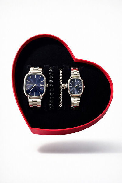 Tisaati Premium Serisi Kalpli Kutulu Özel Tasarım Lüks Erkek ve Kadın Çift Ko...