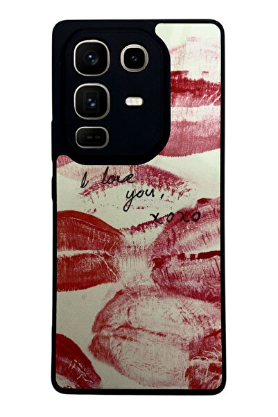 Spoyi İnfinix Note 50 Pro I Love You Tasarımlı Glossy Telefon Kılıfı