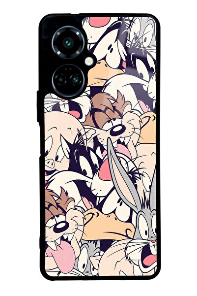 Spoyi حافظة هاتف تكنو كامون 19 لامعة بتصميم شخصيات ديزني