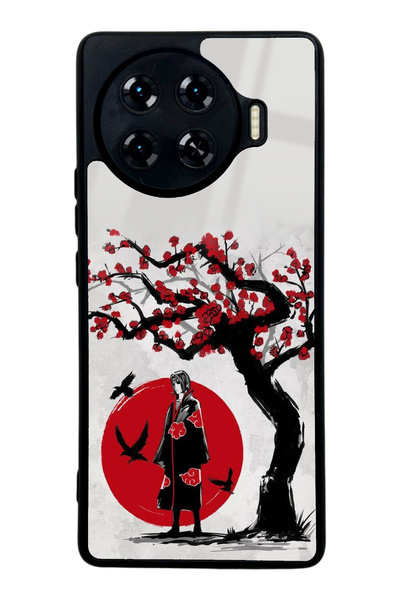 Spoyi Tecno Spark 20 Pro Plus Glossy Phone Case with Tree of Life Design