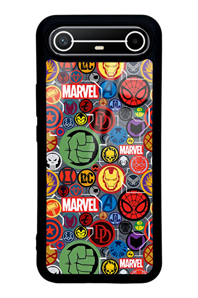 Spoyi Tecno Spark Slim Marvel Face Tasarımlı Glossy Telefon Kılıfı
